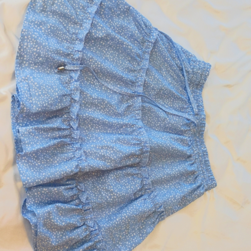 Blue skirt
